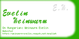 evelin weinwurm business card